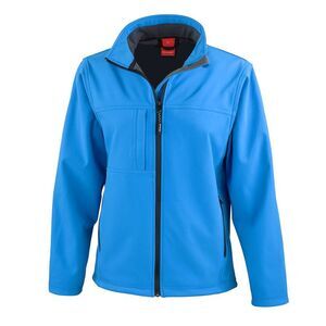 Result Womens/Ladies Classic Soft Shell Jacket / Azure